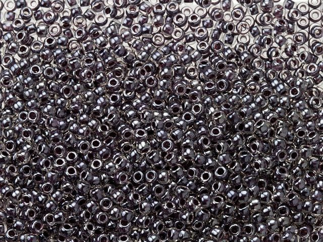 TOHO 11/0 Concord Grape-Lined Crystal Round Bead 2.5-Inch Tube