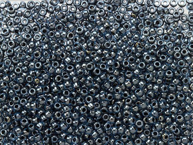 TOHO 11/0 Navy Blue Transparent Luster Round Bead 2.5-Inch Tube