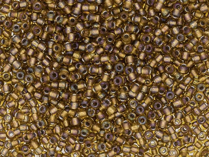 Toho DEMI 8/0 Seed Beads METALLIC 24K GOLD PLATED 2.5 tube