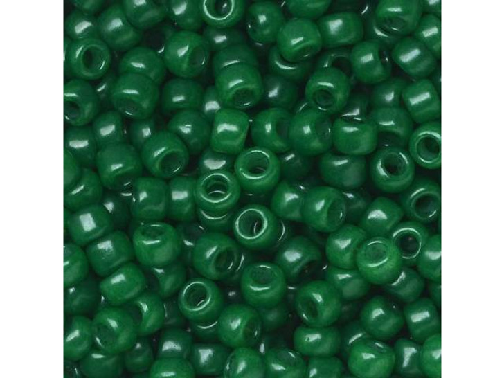 Miyuki ROUND 8/0 Seed Beads SILVER LINED EMERALD AB (20 grams tube)