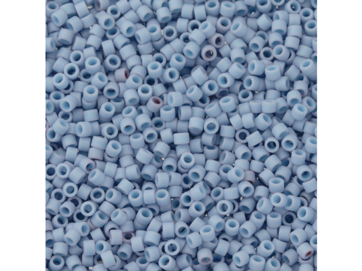 TOHO Aiko 11/0 Opaque Matte Morning Glory Precision Cylinder Seed Beads, 4g Pack