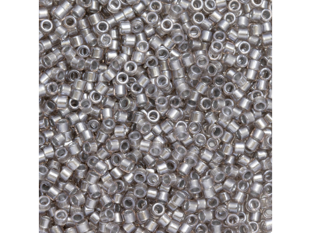 TOHO Aiko 11/0 Silver-Lined Luster Gray Precision Cylinder Seed Beads, 4g Pack