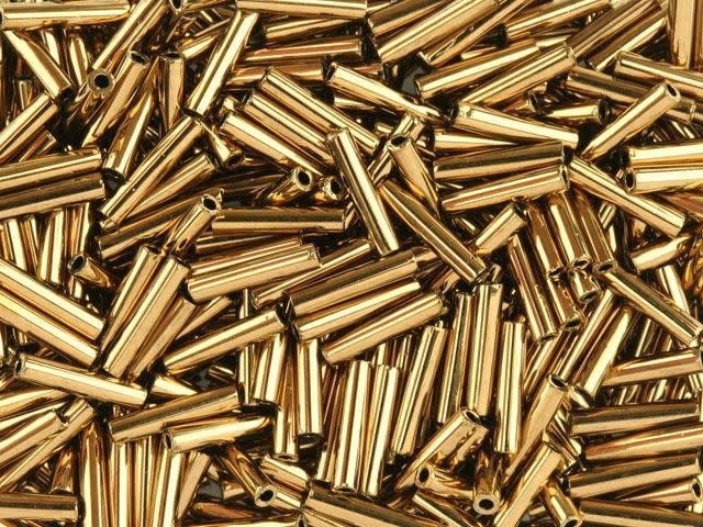 TOHO Bead Bugle 9mm Bronze, 2.5-Inch Tube
