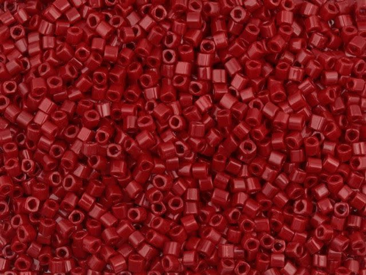 TOHO Bead Cube 1.5mm Opaque Pepper Red, 2.5-Inch Tube