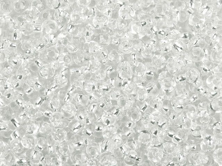 TOHO Bead Magatama 3mm Silver-Lined Crystal 2.5-Inch Tube