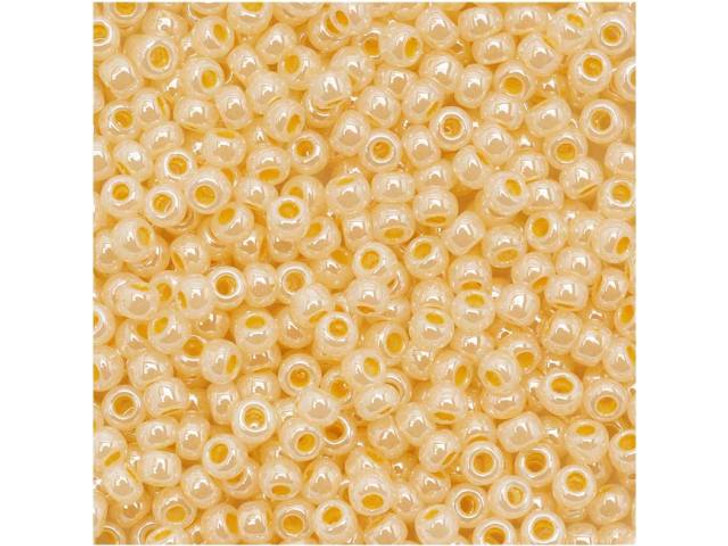 TOHO Bead Round 11/0 Ceylon Custard, 2.5-Inch Tube