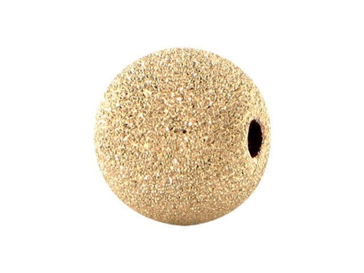 8mm Gold-Filled Round Stardust Bead