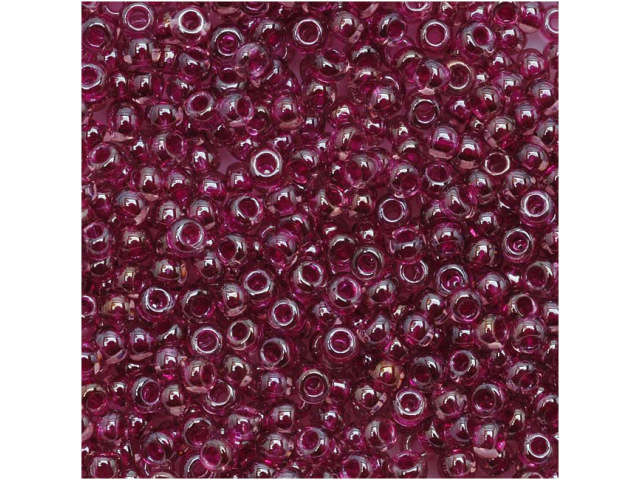 TOHO Bead Round 11/0 Color-Lined Magenta/Crystal AB, 2.5-Inch Tube