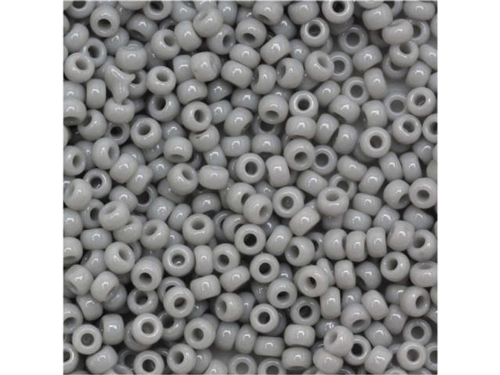 TOHO Bead Round 11/0 Opaque Gray, 2.5-Inch Tube