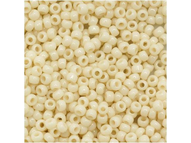 TOHO Bead Round 11/0 Opaque Light Beige, 2.5-Inch Tube