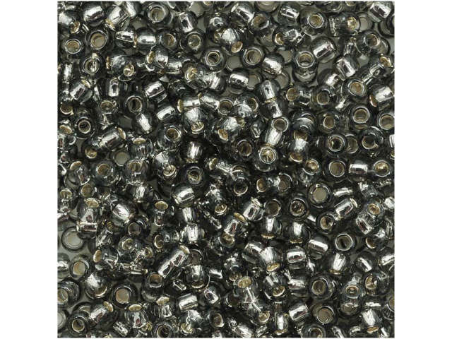 TOHO Bead Round 11/0 Silver-Lined Gray 2.5-Inch Tube