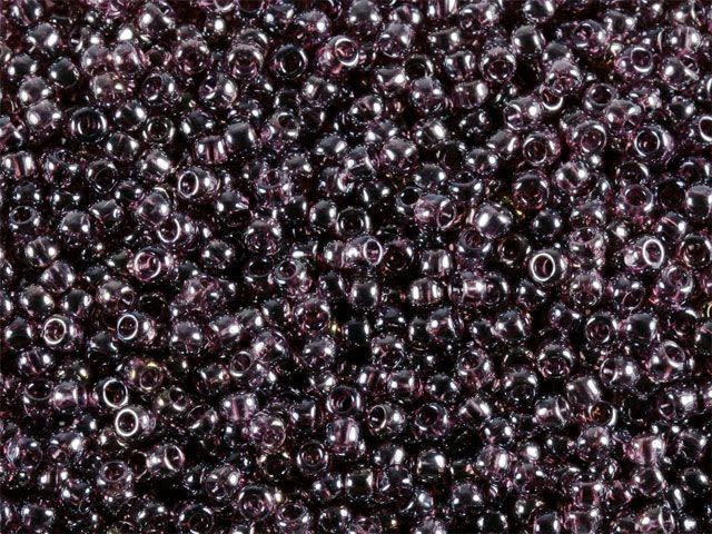 TOHO Bead Round 11/0 Trans-Lustered Medium Amethyst, 2.5-Inch Tube