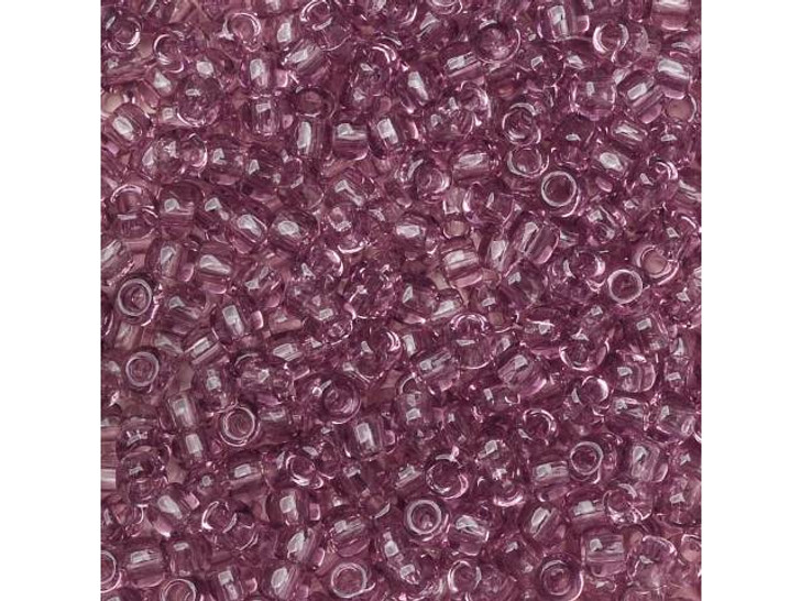 TOHO Bead Round 11/0 Transparent Amethyst, 2.5-Inch Tube