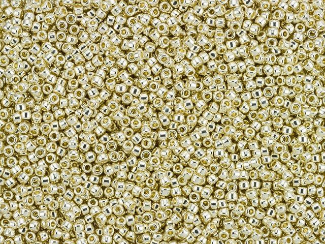 TOHO Bead Round 15/0 Galvanized Aluminum 2.5-Inch Tube