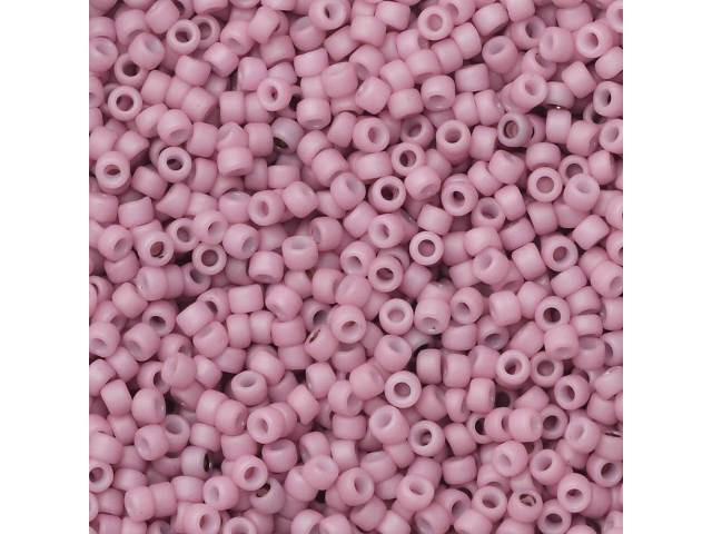TOHO Bead Round 15/0 Matte Soft Lilac, 2.5-Inch Tube