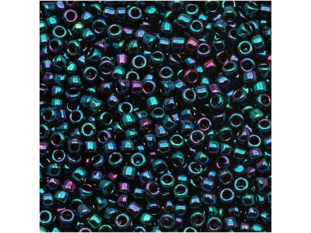 bloom bead tops (完売品) TOHO Bead Round 6/0 Higher-Metallic Blue/Purple Iris 2.5-Inch Tube