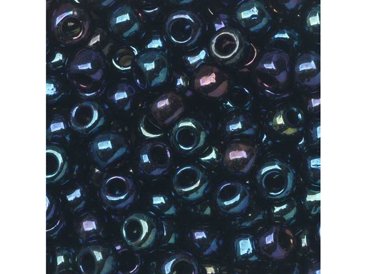 TOHO Bead Round 6/0 Metallic Navy Iris 2.5-Inch Tube
