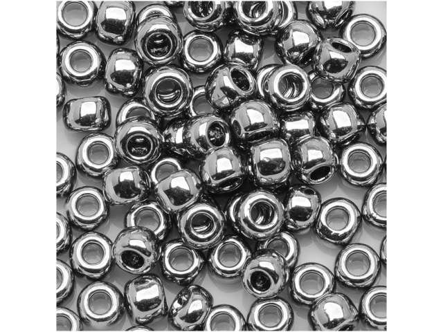 TOHO Bead Round 6/0 Nickel 2.5-Inch Tube