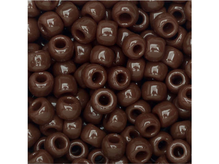 TOHO Bead Round 6/0 Opaque Red Brown 2.5-Inch Tube