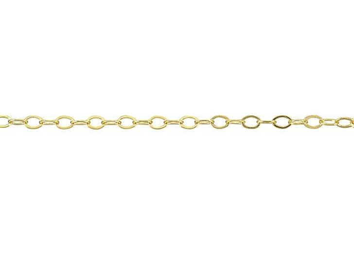 Solid 14K Yellow Gold 20 inch Chain 1.5mm Figure Eight Twist Men Ladies Necklace