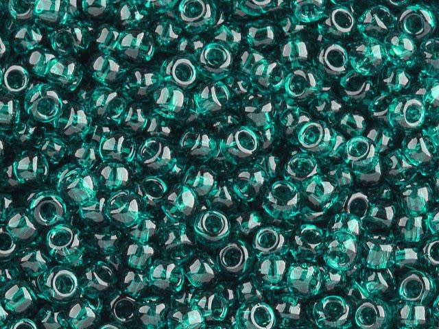 TOHO Bead Round 6/0 Transparent Teal 2.5-Inch Tube