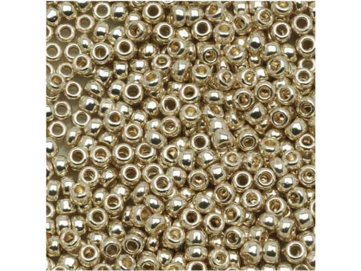 TOHO Bead Round 8/0 Galvanized Aluminum PermaFinish 2.5-Inch Tube