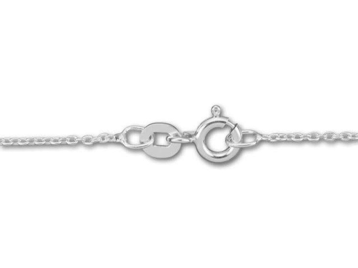 Silver-Filled 925/10 18-Inch Light Round Cable Chain Necklace