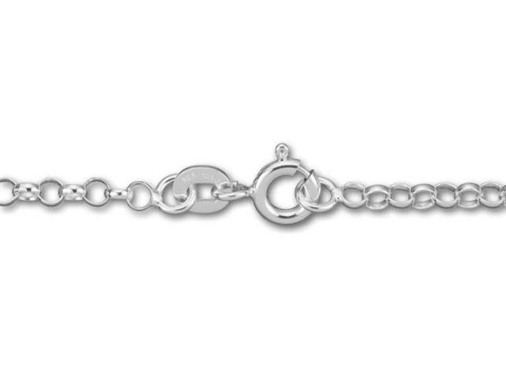Silver-Filled 925/10 18-Inch Rolo Chain Necklace