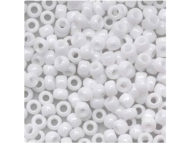 TOHO Bead Round 8/0 Opaque White, 2.5-Inch Tube