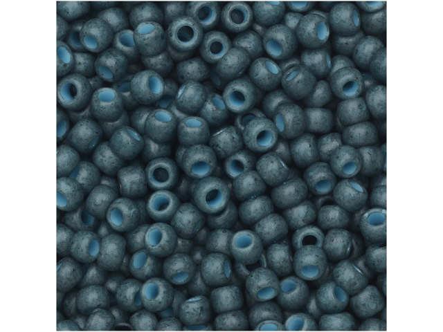 TOHO Bead Round 8/0 Semi-Glazed Blue Turquoise 2.5-Inch Tube