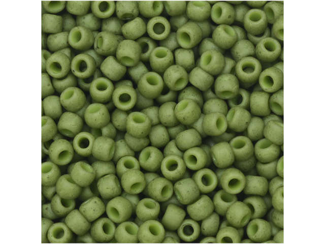 TOHO Bead Round 8/0 Semi-Glazed Honeydew 2.5-Inch Tube