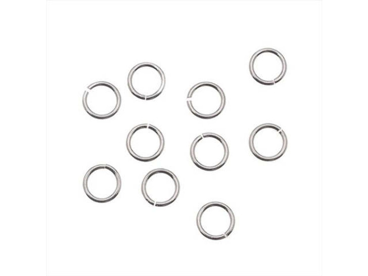 Silver-Filled 925/10 6mm Open Jump Ring, 20 Gauge