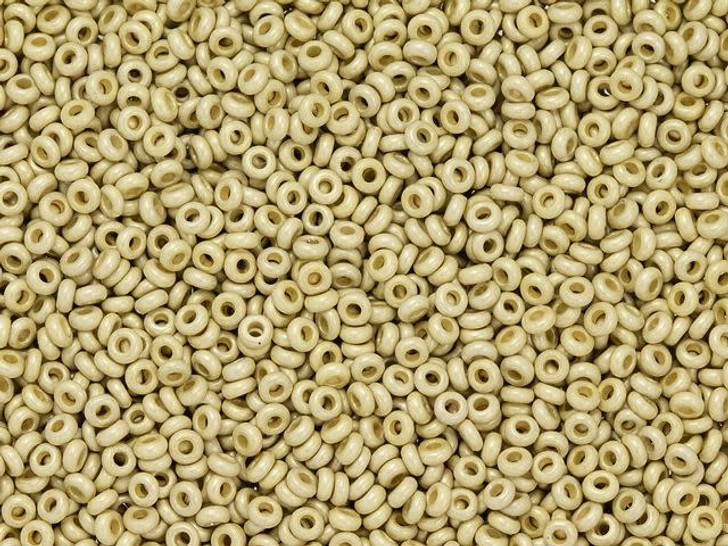 TOHO Demi Round Bead 11/0 PermaFinish Matte Galvanized Aluminum 2.5-Inch Tube