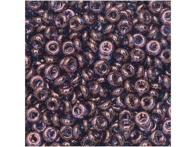 TOHO Demi Round Bead 8/0 Gold-Lustered Amethyst approx. 7.4g Tube