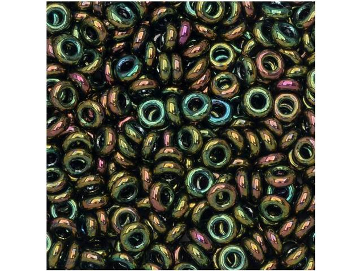 TOHO Demi Round Bead 8/0 Higher-Metallic Iris Olivine approx. 7.4g Tube
