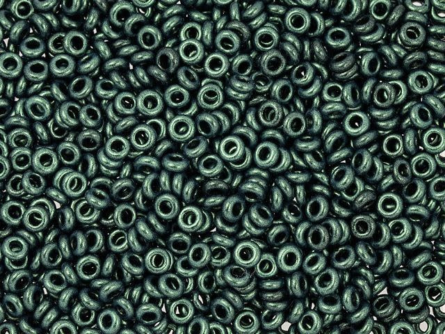 TOHO Demi Round Bead 8/0 Hybrid Metallic Suede Lt Green 2.5-Inch Tube