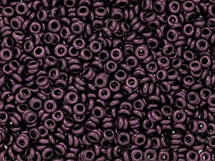 TOHO Demi Round Bead 8/0 Hybrid Metallic Suede Pink 2.5-Inch Tube