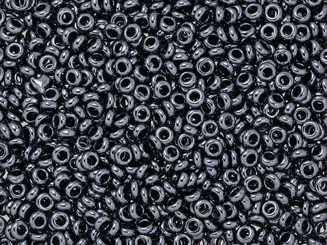 TOHO Demi Round Bead 8/0 Metallic Hematite approx. 7.4g Tube