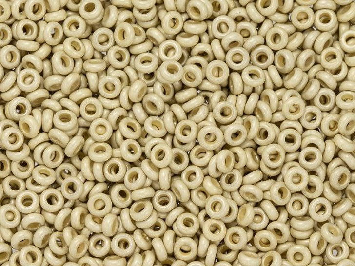 TOHO Demi Round Bead 8/0 PermaFinish Matte Galvanized Aluminum 2.5-Inch Tube