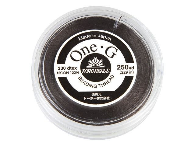 TOHO One-G Beading Thread Brown 250 Yard Spool