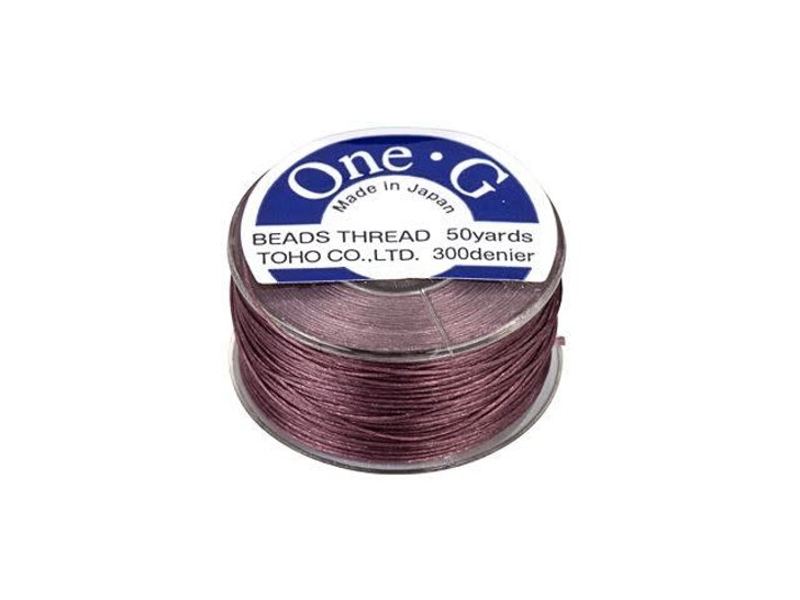 TOHO One-G Beading Thread Mauve 50-Yard Spool