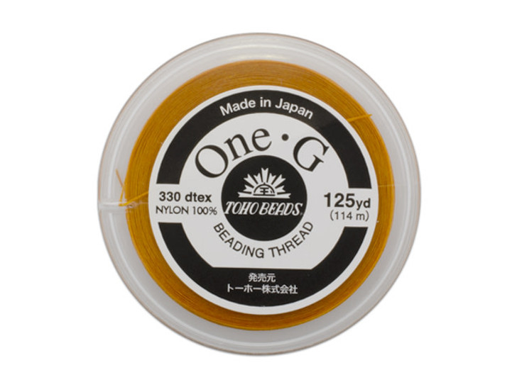 TOHO One-G Beading Thread Orange 125 Yard Spool