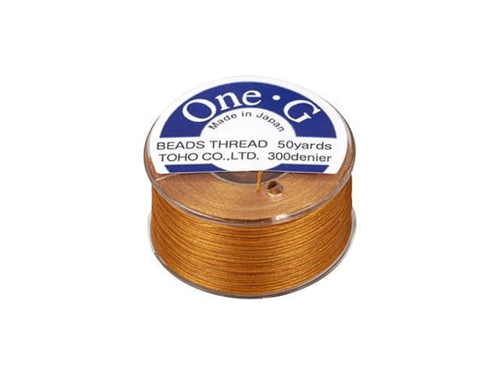 TOHO One-G Beading Thread Orange 50-Yard Spool