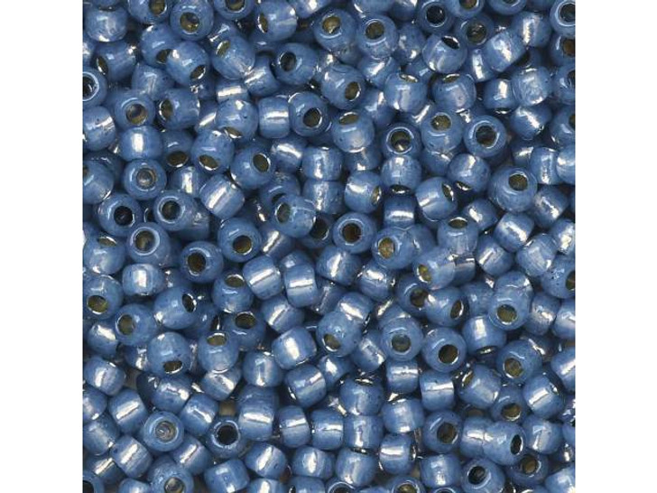 Toho Round Seed Bead 8/0 Nickel Plated 2.5-inch tube (711)