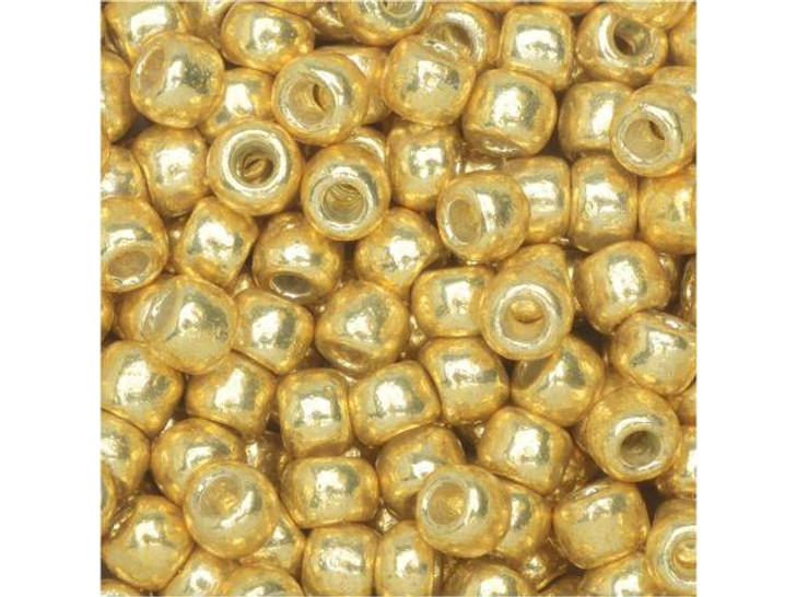 TOHO Round Bead 6/0 PermaFinish Galvanized Starlight 2.5-Inch Tube