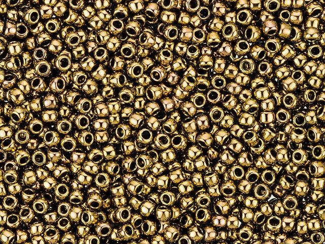 TOHO Takumi Large-Hole Round 11/0 Bead - Antique Bronze, 2.5-Inch Tube