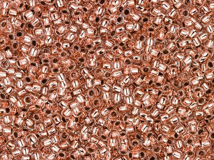 TOHO Takumi Large-Hole Round 11/0 Bead - Copper-Lined Crystal, 2.5-Inch Tube TOHO Takumi Large-Hole Round 11/0 Bead - Copper-Lined Crystal, 2.5-Inch Tube