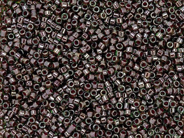 TOHO Treasure 11/0 Brick-Lined Lt Peridot Seed Bead 2.5-Inch Tube