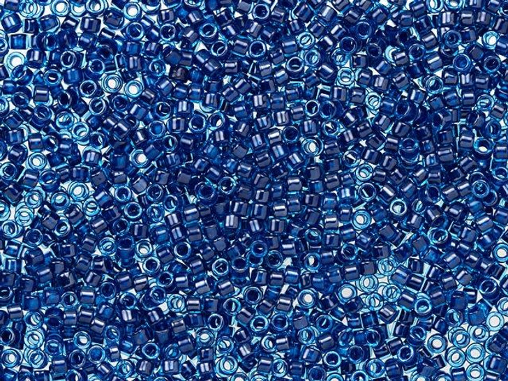 TOHO Treasure 11/0 Inside-Color Aqua/Capri-Lined Seed Bead 2.5-Inch Tube