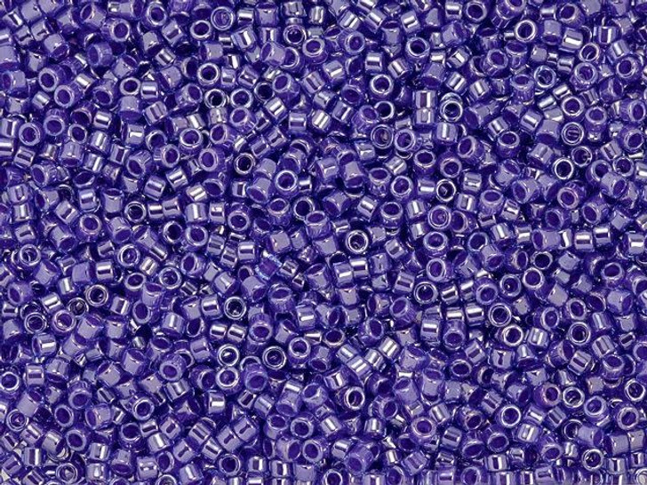 TOHO Treasure 11/0 Lavender-Lined Lt Sapphire Seed Bead 2.5-Inch Tube